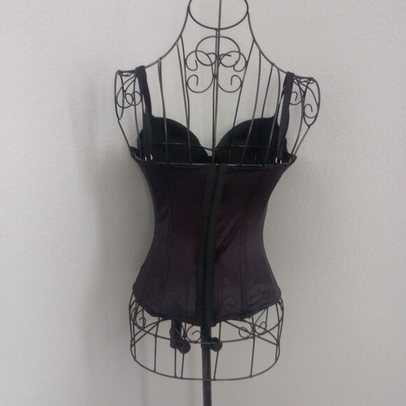 Y2K Morbid Threads Lace-Up Gothic Corset - Picture 2 of 4